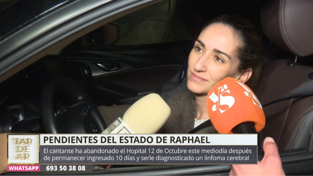 Alejandra Martos, hija de Raphael: "Está encantado de estar en casa"