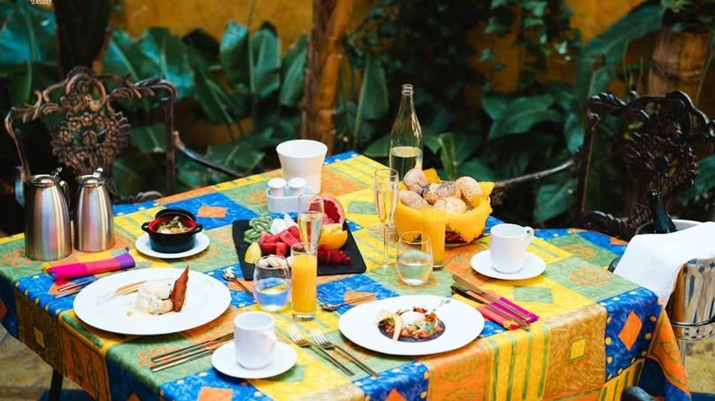 Desayuno en el Hotel Villa Cortés