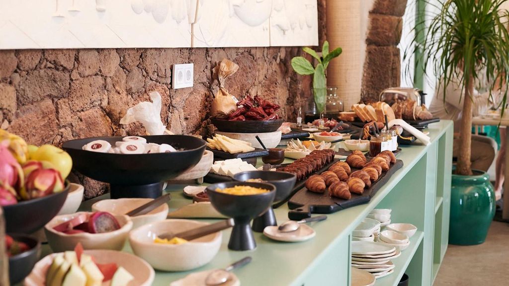 El desayuno de Hotel César en Lanzarote