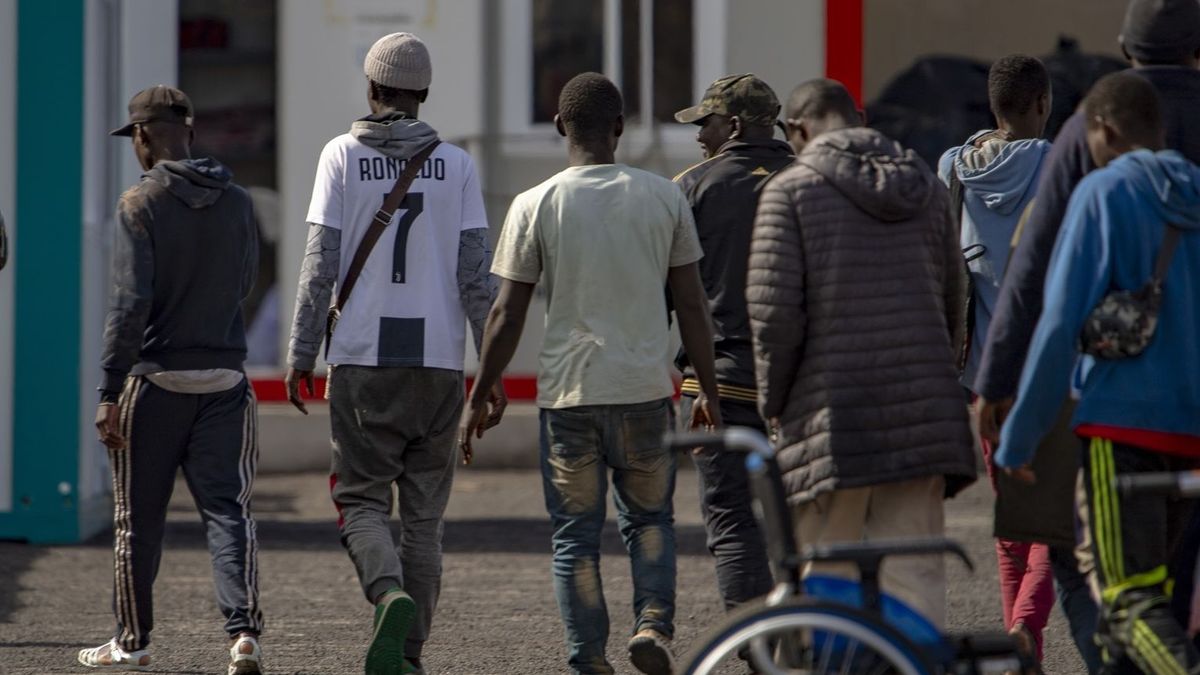 EuropaPress 6368391 agentes servicios emergencias atienden varios migrantes llegada puerto