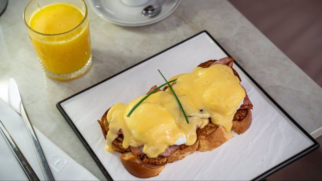 Los huevos benedict del Hotel Ercilla