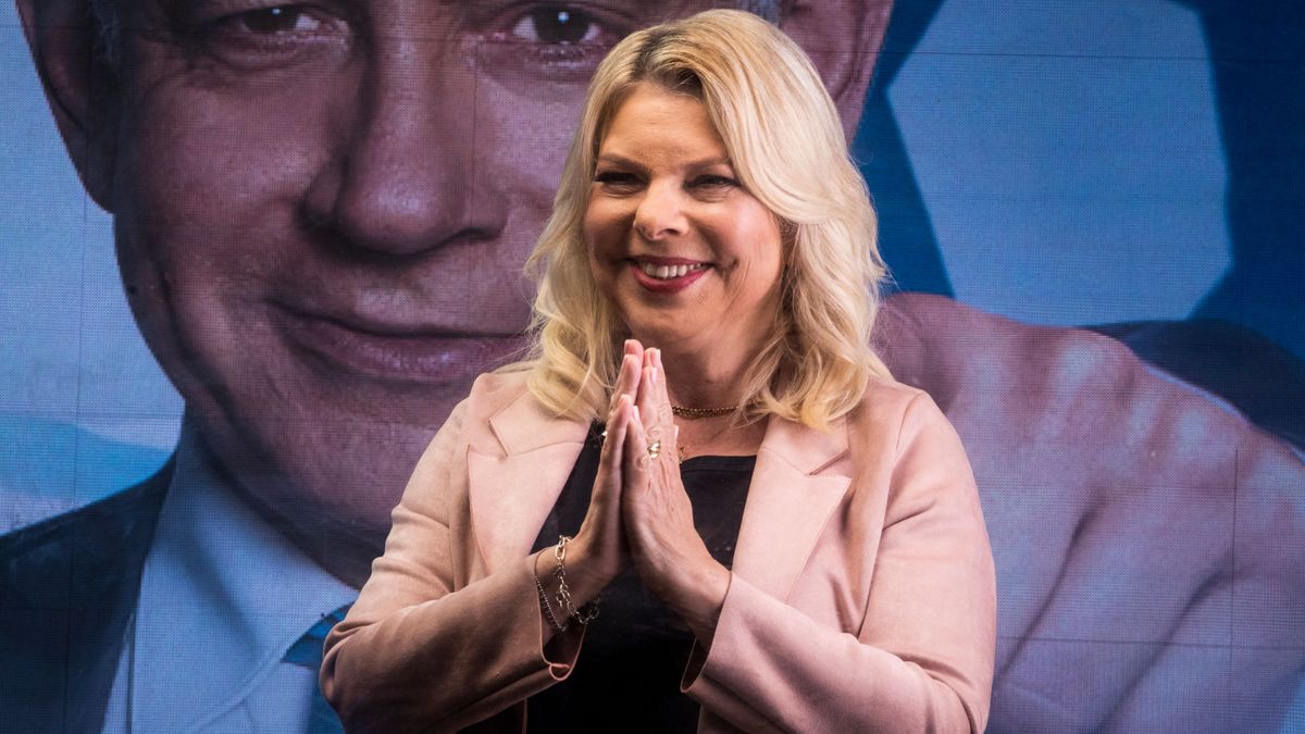 Sara Netanyahu, esposa del primer ministro de Israel, Benjamin Netanyahu