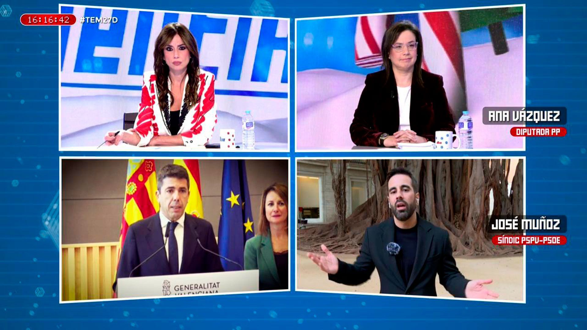 La polémica factura de la comida de Mazón el día de la DANA Todo es mentira 2024 Programa 1498