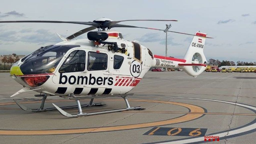 Helicóptero de los bomberos de Cataluña