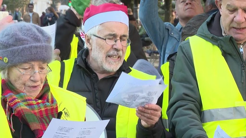 Los pensionistas de Cantabria piden a Pedro Sánchez "pensiones dignas" para que sus nietos "puedan vivir"