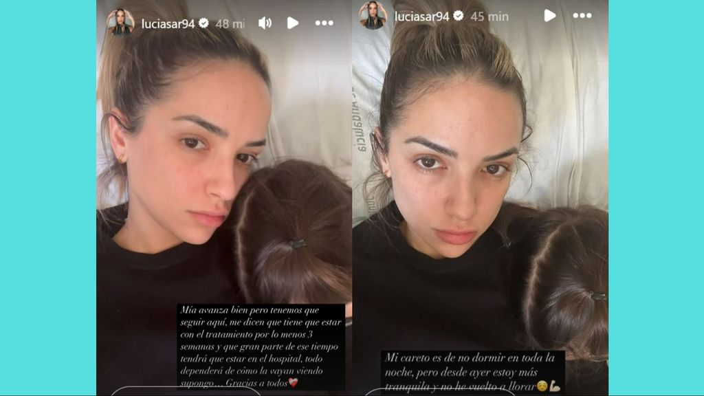 Lucía Sánchez comunica que su hija seguirá hospitalizada