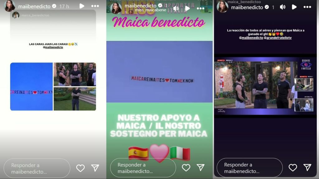 Maica Benedicto presume de la sorpresa de sus fans