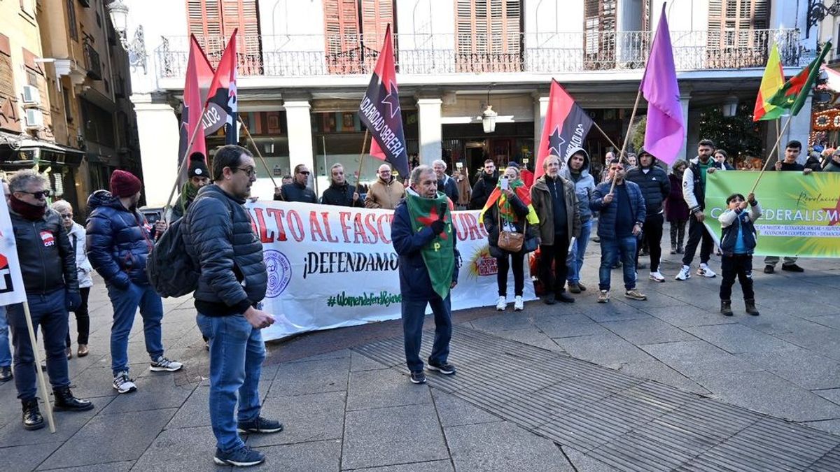 Manifestación en Madrid para pedir el fin de la guerra en Siria