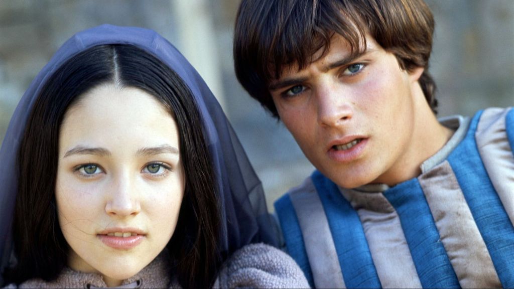 Olivia Hussey y Leonard Whiting en 'Romeo y Julieta'