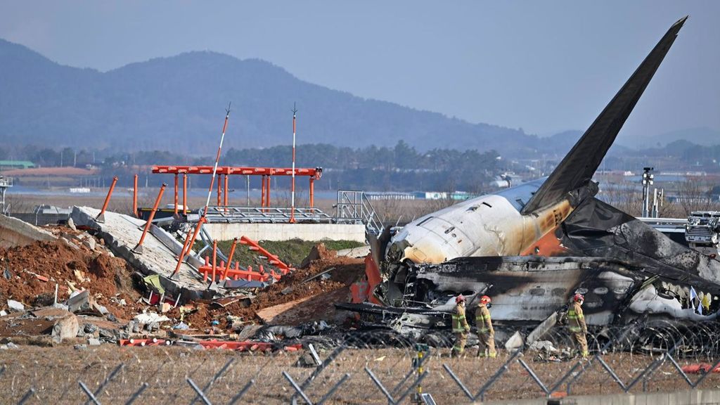 Recuperadas las dos 'cajas negras' del avión siniestrado de Jeju Air en Corea del Sur