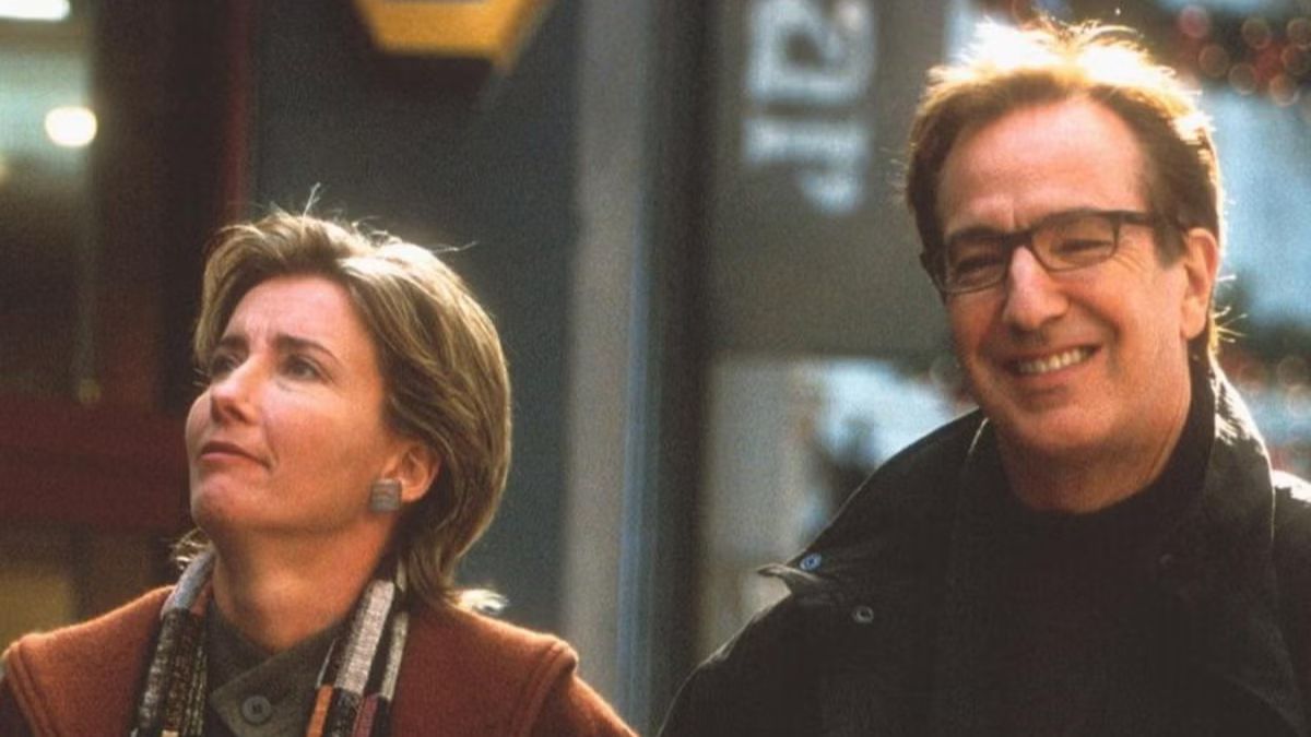 Emma Thompson y Alan Rickman en 'Love actually'