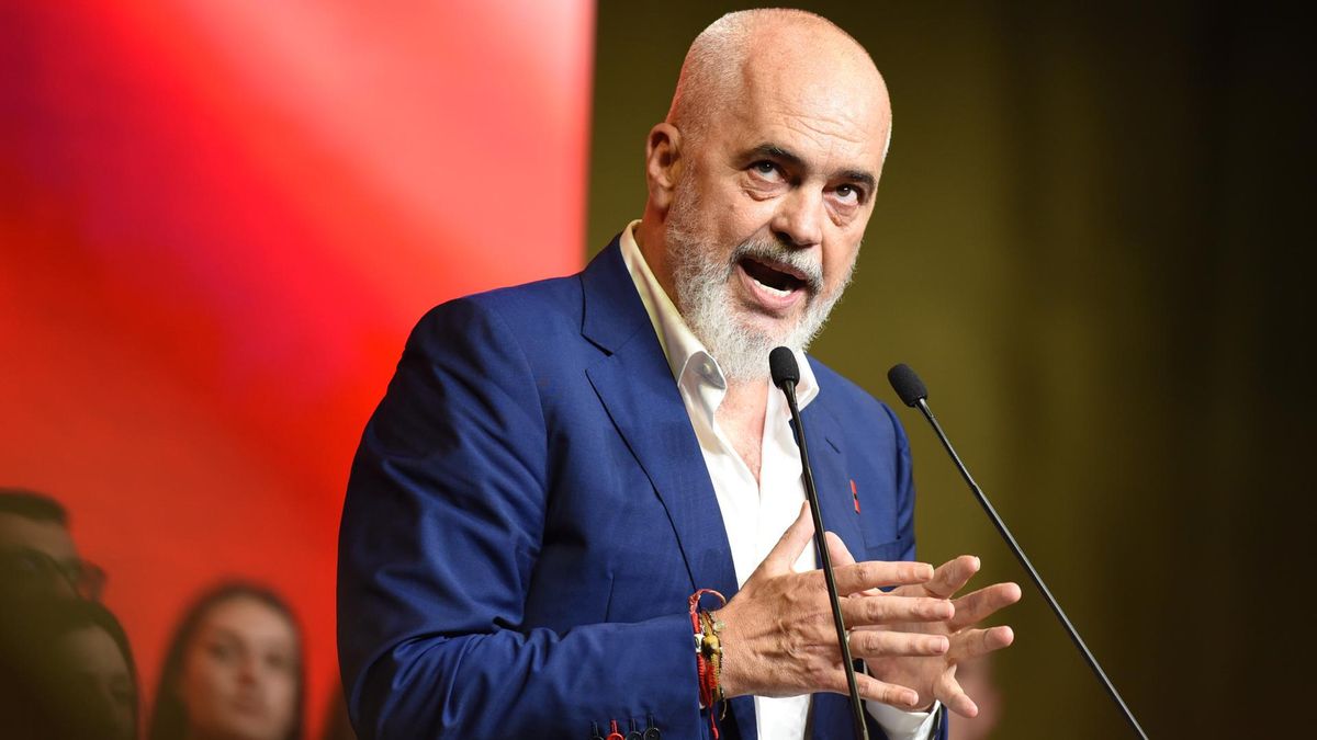 Archivo - El primer ministro de Albania, Edi Rama.