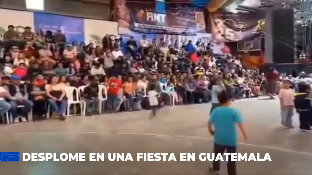 Desplome en una fiesta en Guatemala