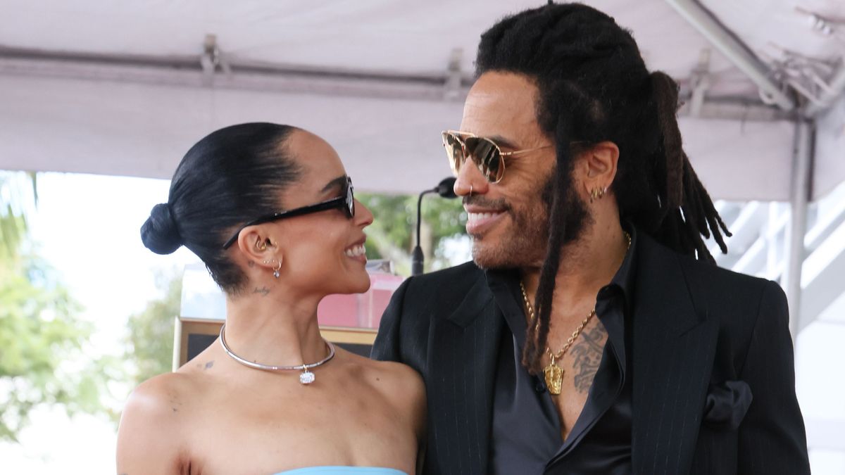 Zoey y Lenny Kravitz