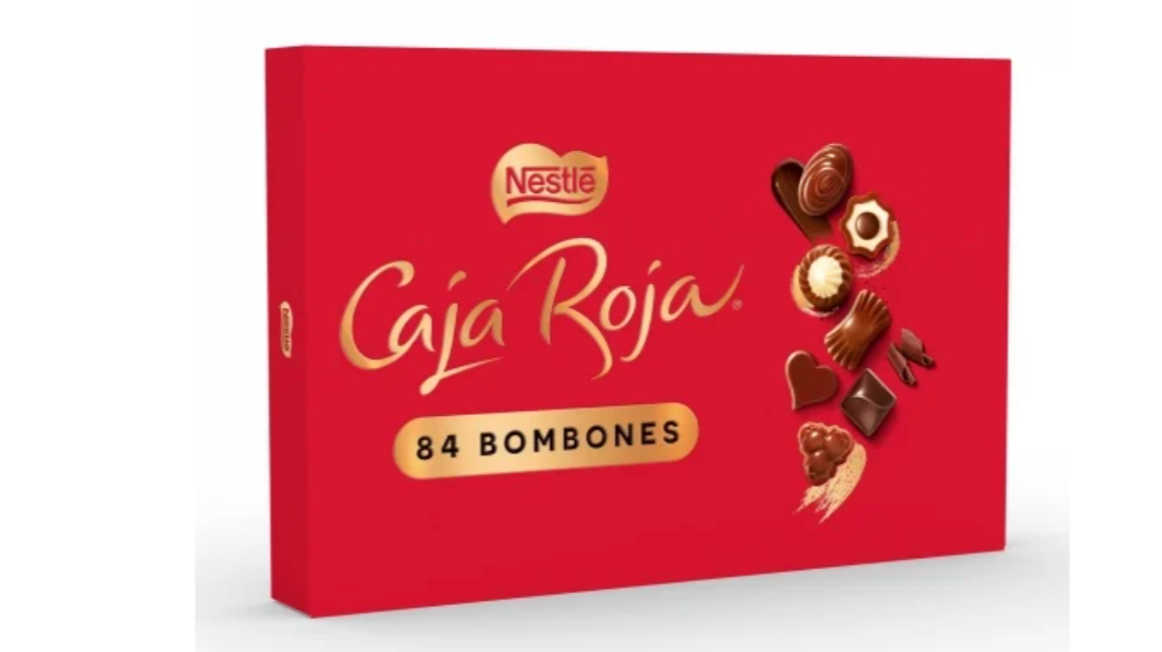 Caja Roja de 84 bombones