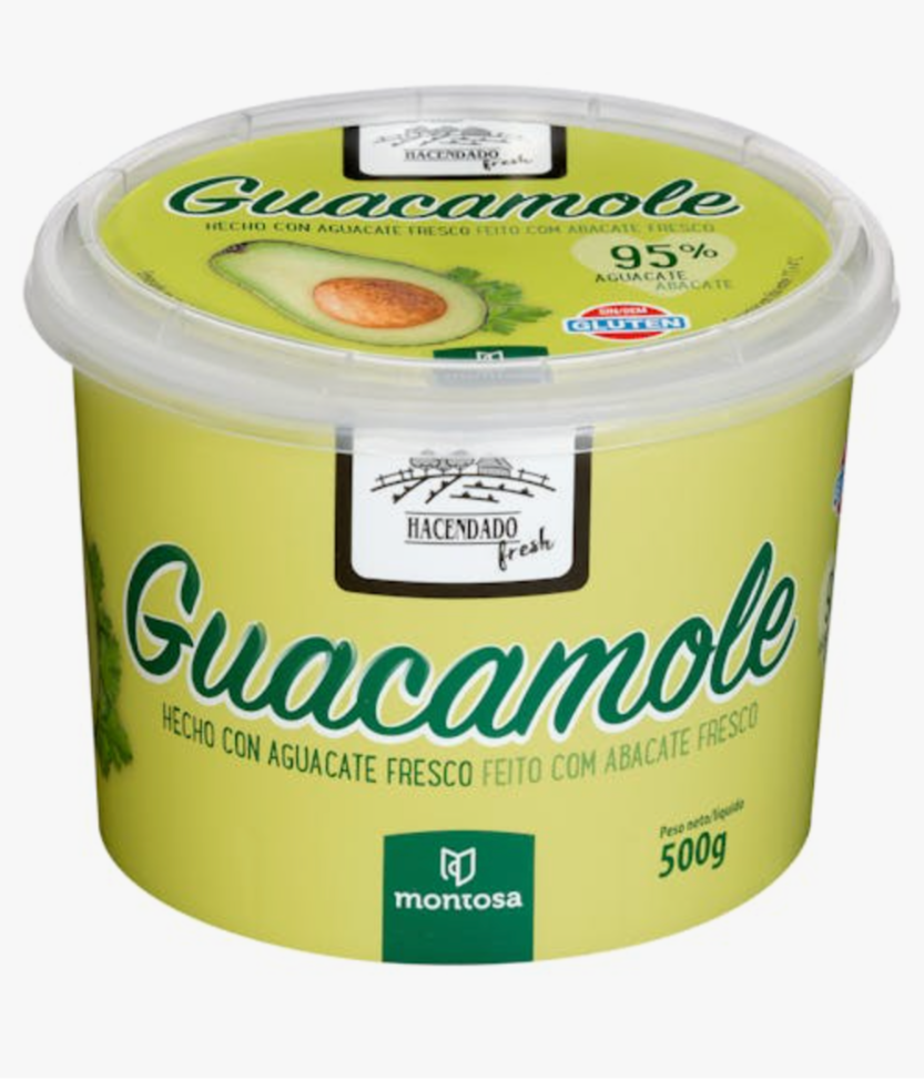 Guacamole en tamaño grande de 500 g