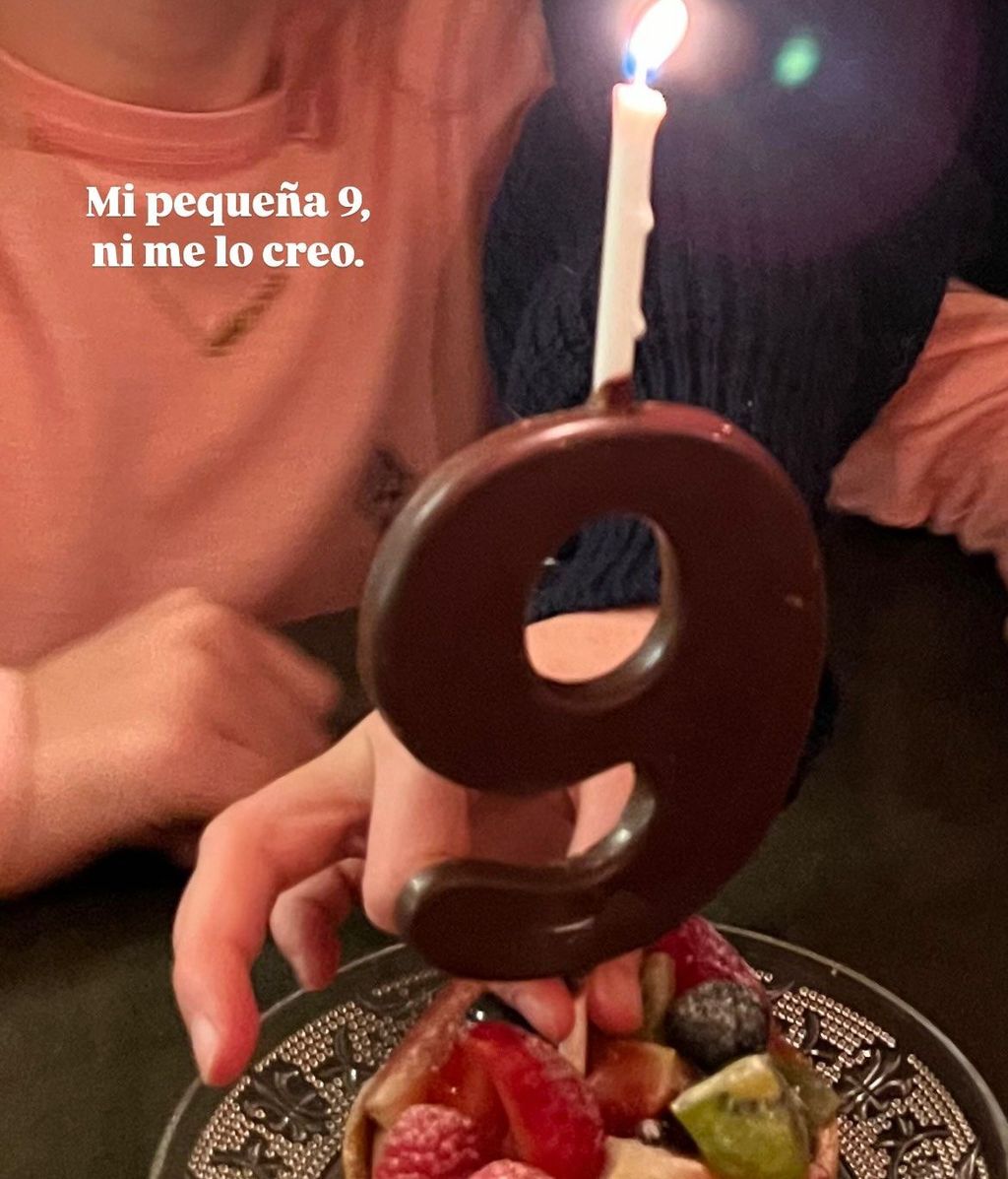 Vanesa Lorenzo celebra el cumpleaños de su hija María