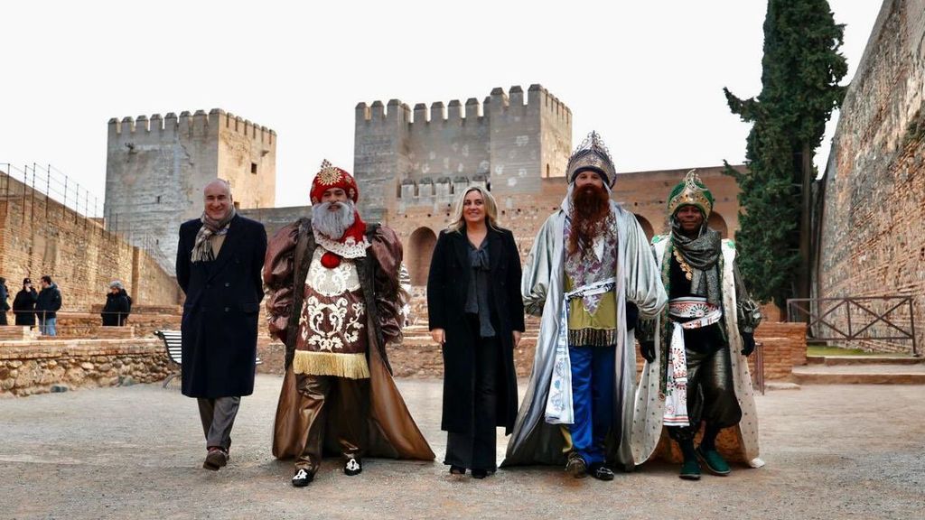 Reyes Magos de Oriente en la Alhambra de Granada