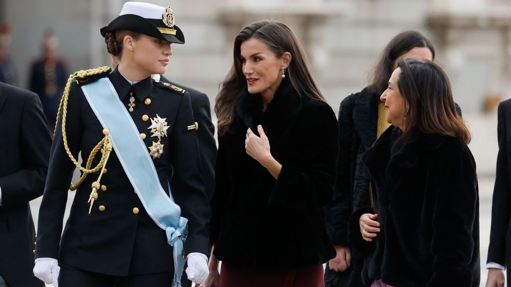 El frío ha marcado la mañana de la Pascua Militar