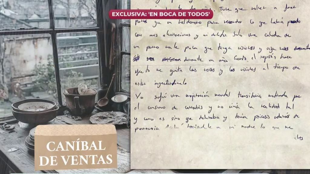 Exclusiva| El 'caníbal de Ventas' rompe su silencio: "Acabé haciéndole a mi madre lo que me decían las voces"