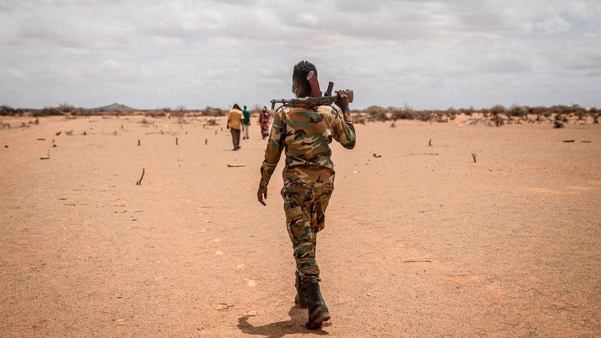 Un militar sudanés