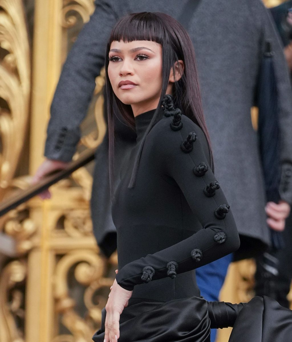 Zendaya durante la semana de la Alta Costura en París