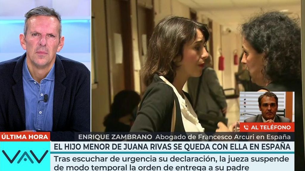 El abogado de Francesco Arcuri critica que se paralice judicialmente el regreso de su hijo a Italia: "Me parece insólito e irregular"