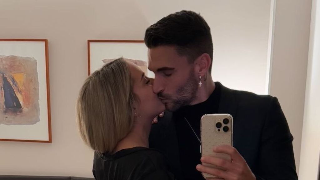 El apasionado beso de Edi y Violeta, de 'Gran Hermano', en su reencuentro en Madrid