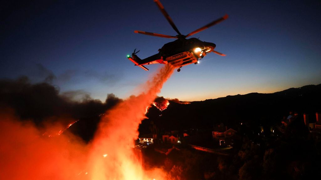 El incendio de Los Ángeles, visto desde el aire