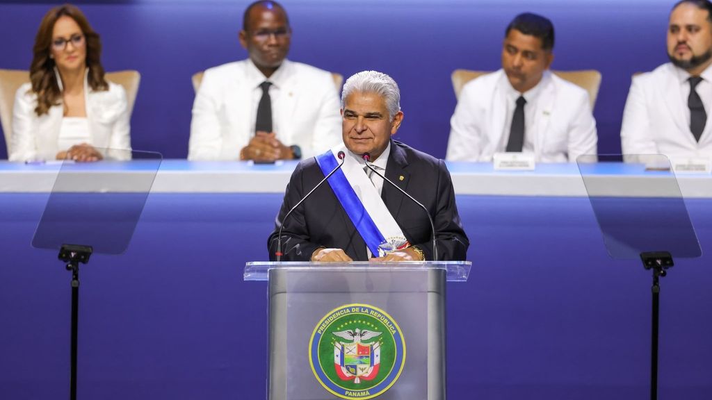 El presidente de Panamá, José Raúl Mulino,