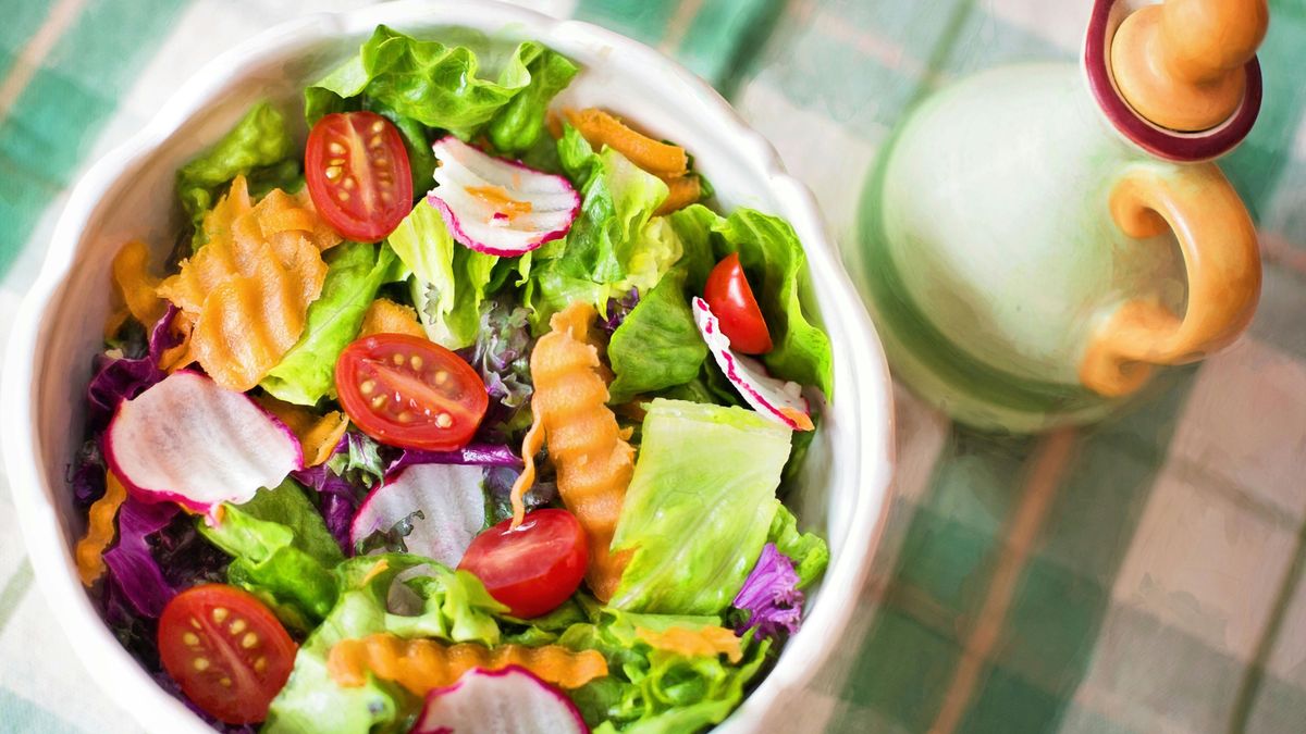 Fotografía de una ensalada.