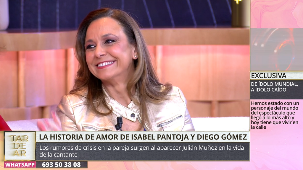 Mónika Vergara, amiga de Diego Gómez: "Había demasiada gente opinando de su relación con Isabel Pantoja alrededor de los dos"