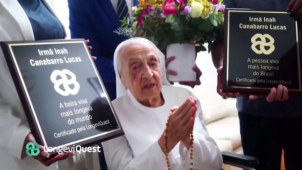 Inah Cabarrano se convierte en la persona más longeva del mundo con 116 años