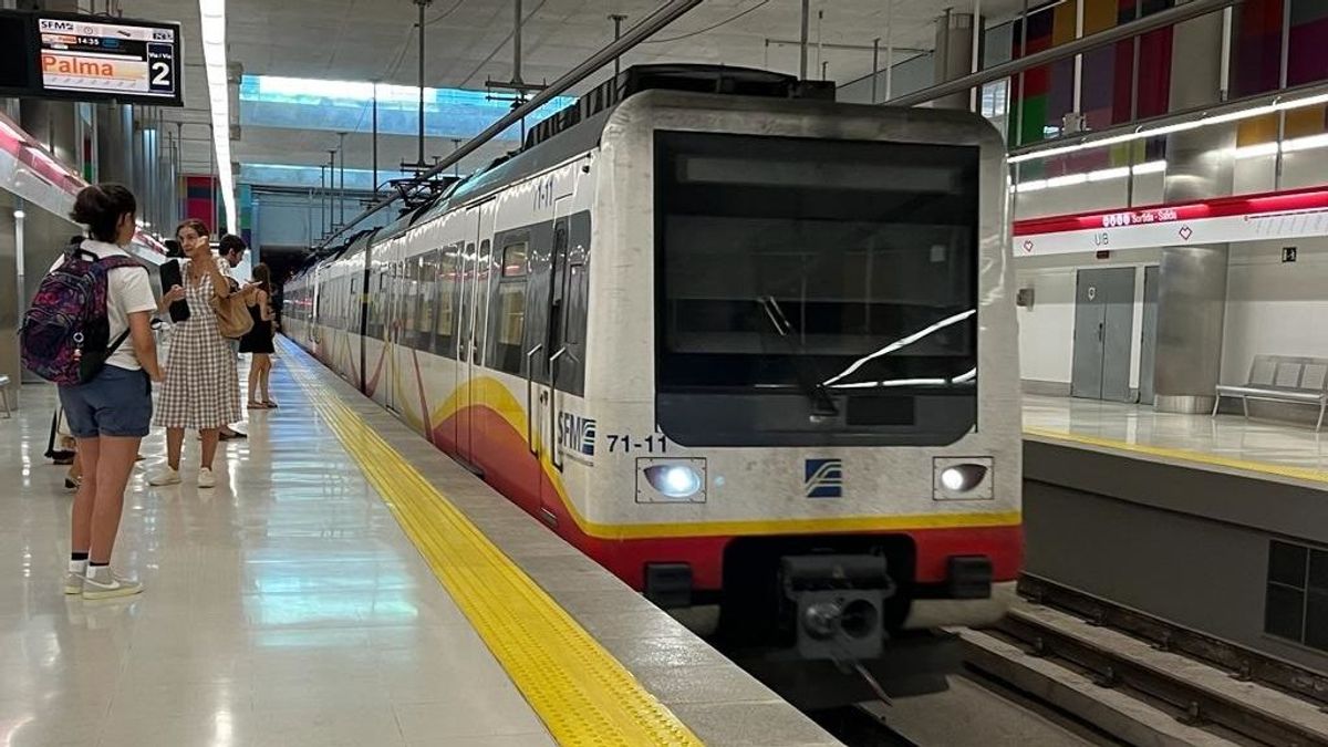 Vagón del metro de Palma