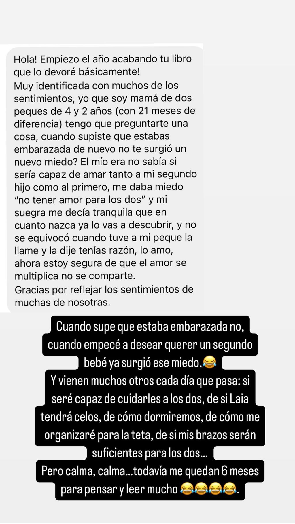 Cristina Pedroche confiesa sus miedos en su segundo embarazo