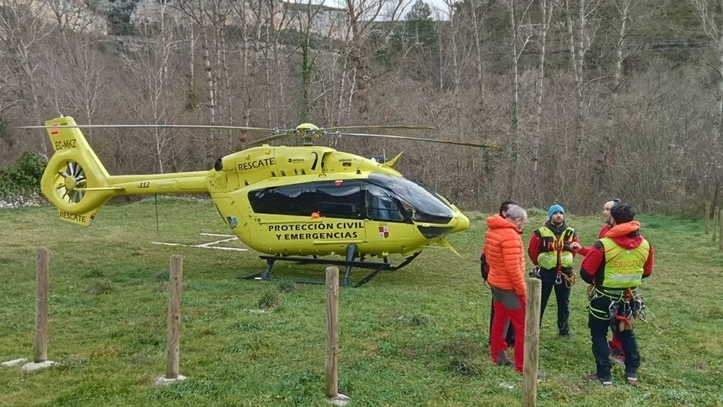 Helicóptero en búsqueda de la joven fallecida