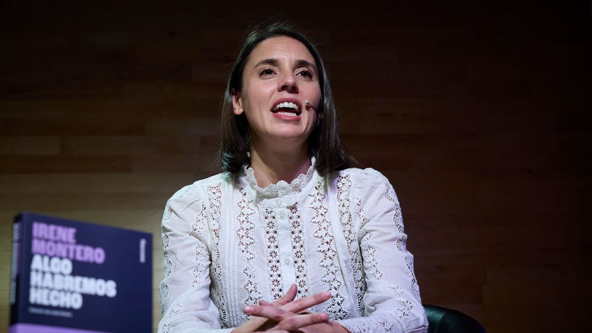 La eurodiputada y exministra de Igualdad, Irene Montero