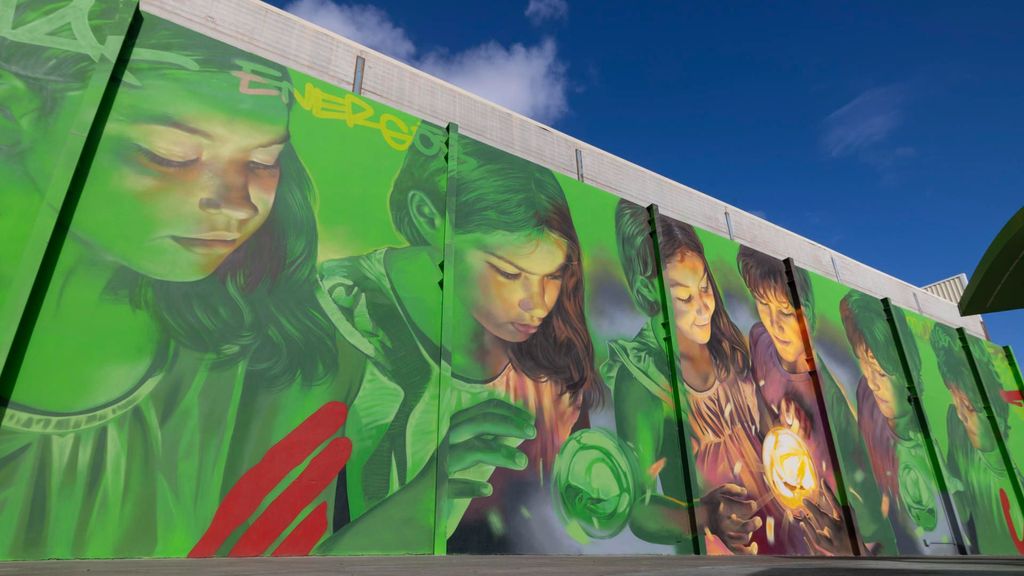 Un mural de Arinaga, entre los candidatos al mejor del mundo para 'Street Art Cities'