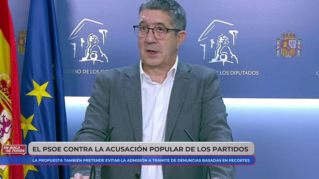 Así era el anuncio de la nueva proposición de ley por parte de Patxi López