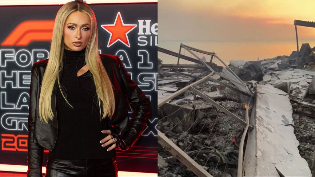 Así ha quedado la casa de Paris Hilton tras el devastador incendio en Los Ángeles