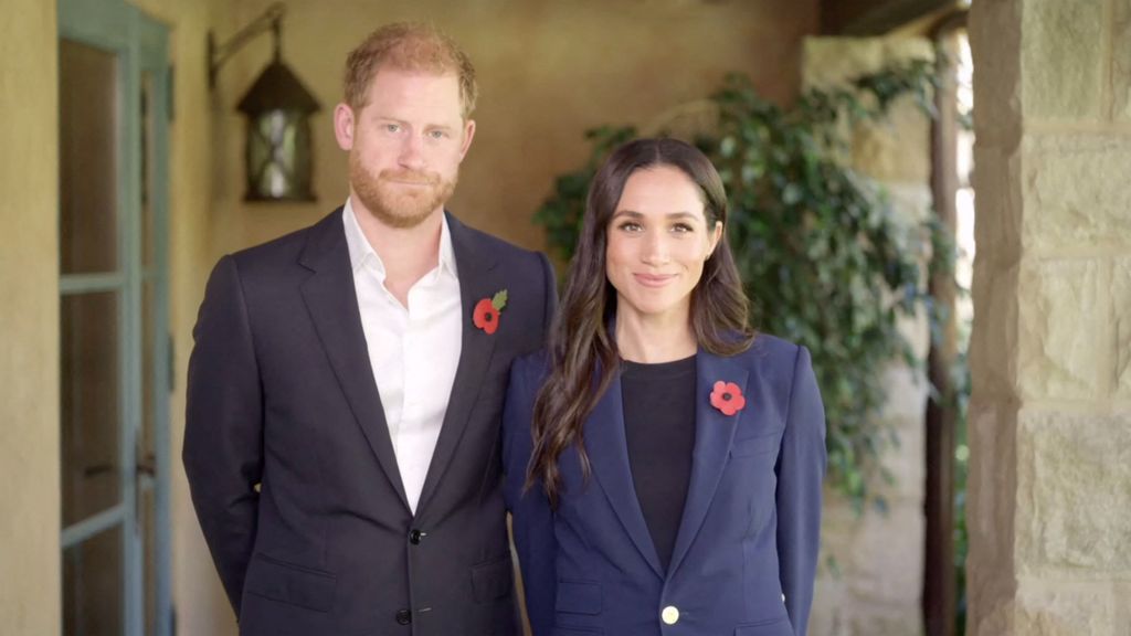 Harry y Meghan en su casa de Montecito en una imagen de archivo.