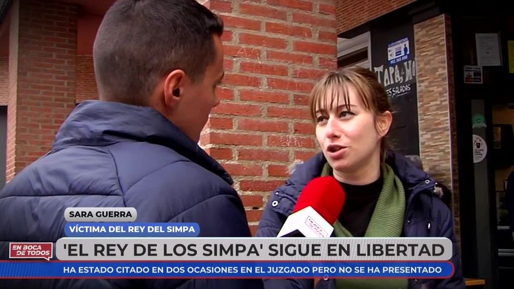 Una afectada por el 'rey de los simpa'