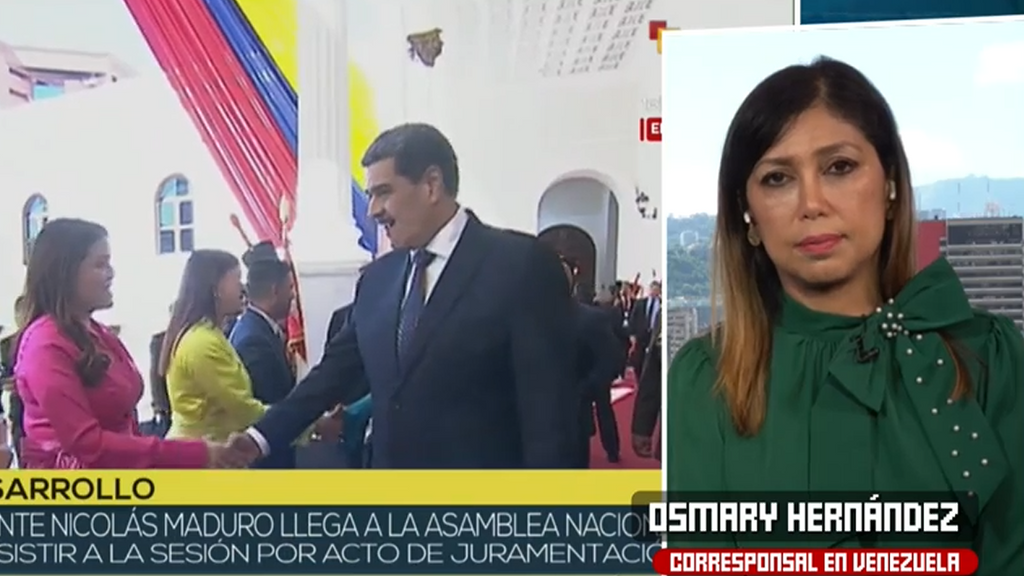 Osmary Hernández, corresponsal en Venezuela, sobre la toma de posesión de Maduro: ''Hay mucho miedo entre la población''