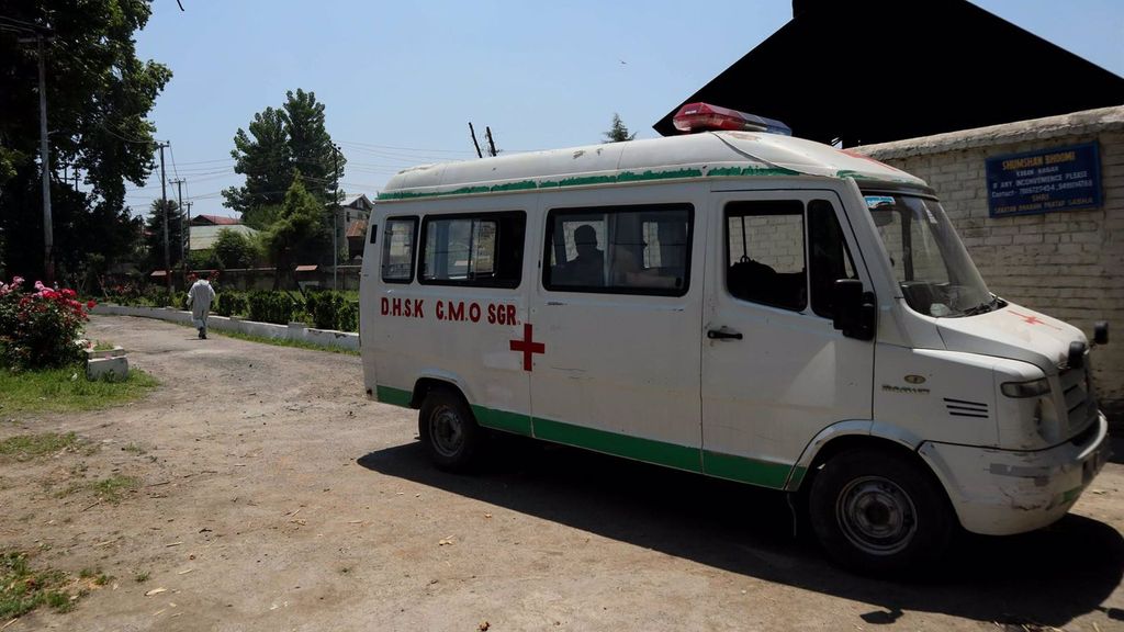 Ambulancia en India