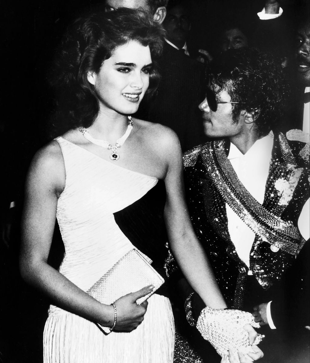 Brooke Shields y Michael Jackson en los Premios Grammy