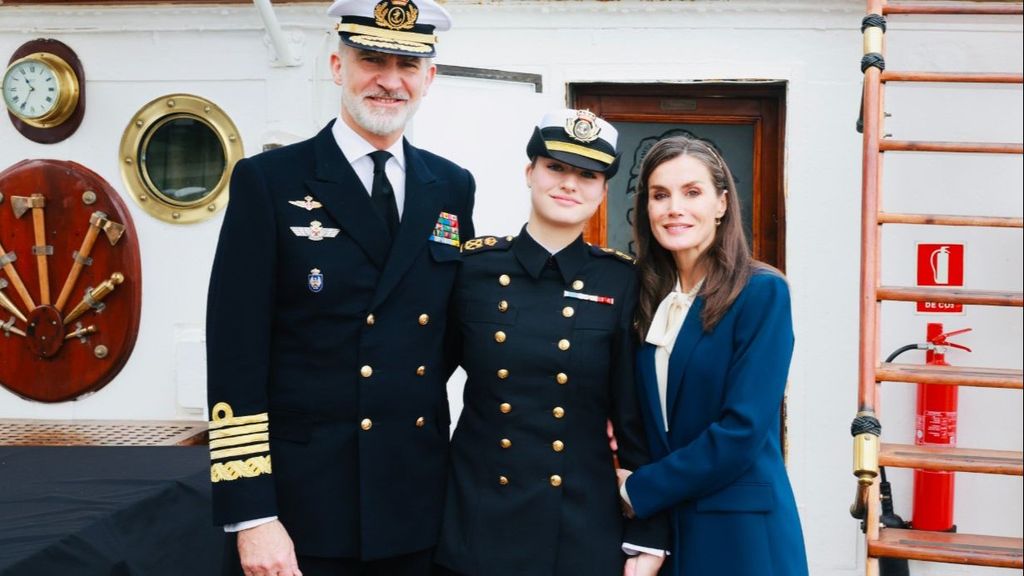 La princesa Leonor inicia su travesía en Elcano, en imágenes