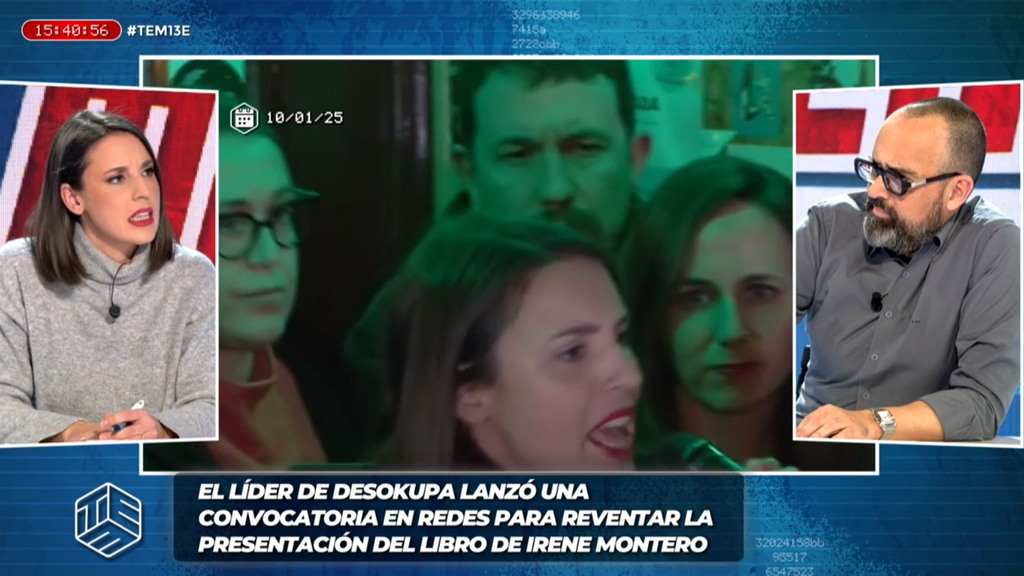 Irene Montero, sobre la manifestación tras la presentación de su libro: "Estoy muy orgullosa de la respuesta vecinal"