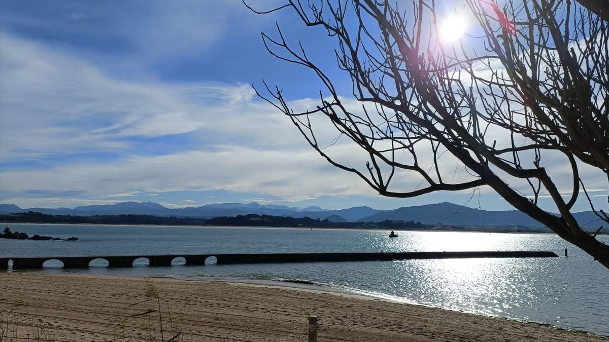 La bahía de Santander desde el Palacio de la Magdalena