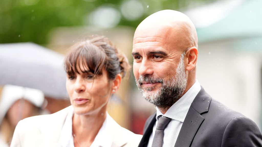 Pep Guardiola y Cristina Serra