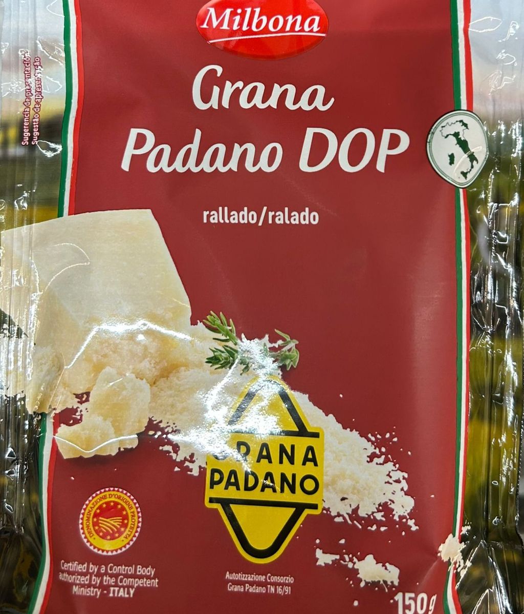 Queso rallado grana padano